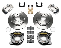 Wilwood 140-9282-P Forged Dynalite Rear Parking Brake Kit 12.19 Polished