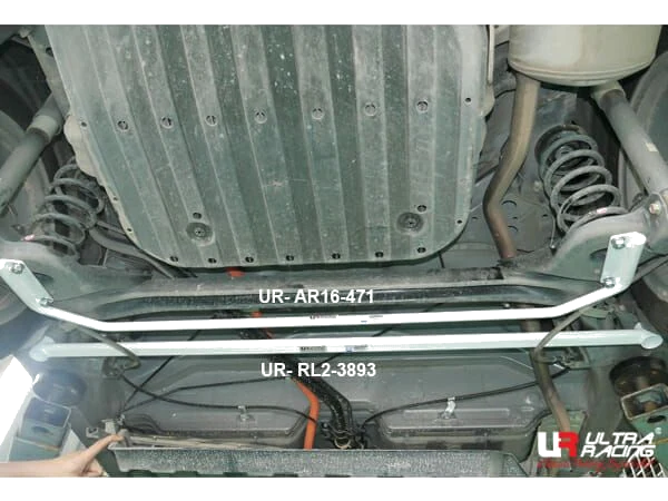 Rozpórka tylna dolna (Rear Lower Bar) (3893) Ultra Racing Honda City (GM6) 1.5 2WD Hybrid 17+/Honda City RS (GN2) 1.5 Hybrid Sedan 19+