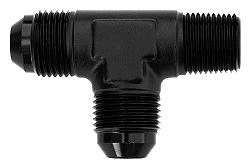 Adapter Trójnik Męski/Męski/Męski AN4 -AN4-1/8 NPT Czarny