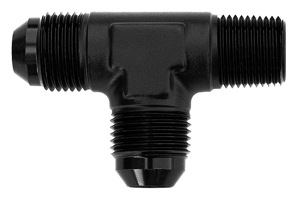 Adapter Trójnik Męski/Męski/Męski AN10 - AN10 - 1/2 NPT Czarny