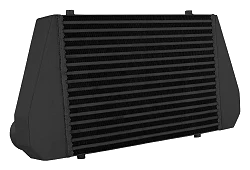 Intercooler 450x300x76mm FMIC.EU Tylny Wlot / Wylot Czarny
