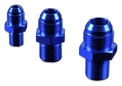 AN8 M10x1.5 Nypel adapter męsko męski Niebieski