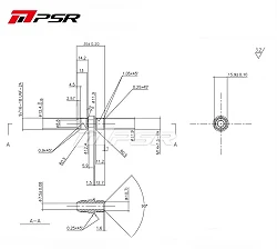 Pulsar PSR Turbo Water Cooling Fitting Kit -6AN