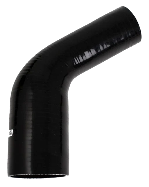 Wąż silikonowy czarny 60 stopni 2,5 - 3,125" (63 - 80mm)