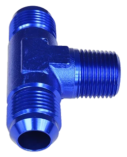 TRÓJNIK MĘSKI/MĘSKI/MĘSKI AN4-1/8 NPT-AN4 Niebieski