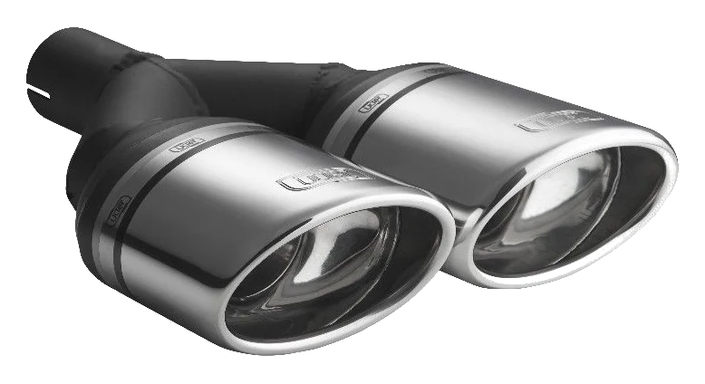 Uniwersalna końcówka tłumika owalna 120×80mm długość 250mm średnica montażowa 50mm - N2-27L/50