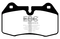 DP1644 Klocki hamulcowe ULTIMAX2 EBC Brakes Honda Nissan 350Z Skyline V35 Integra TypeR Not UK DC5