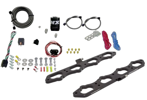 Dry Direct Port Plate System without Bottle for Ford Coyote Engine Nitrous Express NX 20957-00