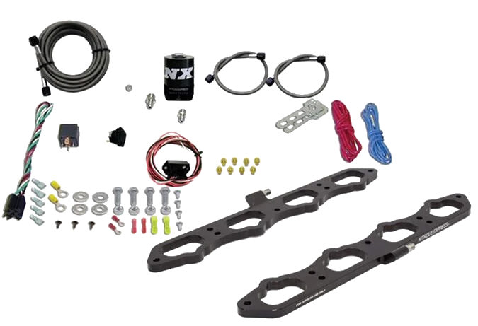 Dry Direct Port Plate System without Bottle for Ford Coyote Engine Nitrous Express NX 20957-00
