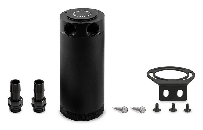Uniwersalny oil catch tank Mishimoto XL 2 Porty czarny