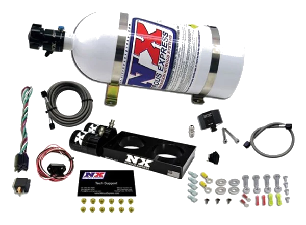 3 Valve Plate System with 10Lb Bottle for Ford Mustang 4.6L (35-150Hp) Nitrous Express NX 20947-10