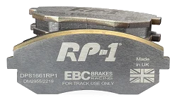 DP81661RP1 Sportowe klocki hamulcowe RP-1 Racing EBC Brakes Subaru Impreza Impreza Sport Legacy BL5 Legacy BP5 Legacy Legacy BPD Legacy BLD Legacy BRD Outback Saab 9-2X Subaru Baja Forester