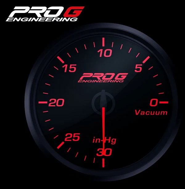 Wskaźnik Pro G Race Series RC, Podciśnienia RED 52mm
