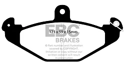 DP885 Klocki hamulcowe ULTIMAX2 EBC Brakes Renault Espace Mk2 Espace Mk3 Grand Espace Laguna Saloon Laguna Estate Safrane Safrane Quadra 21 Quadra 21 Quadra Estate 21