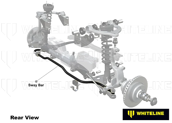 Sway Bar Front Axle 27mm 2 Point Adjustable Whiteline BMF49Z