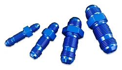 AN4 JIC Nypel adapter grodziowy prosty Niebieski