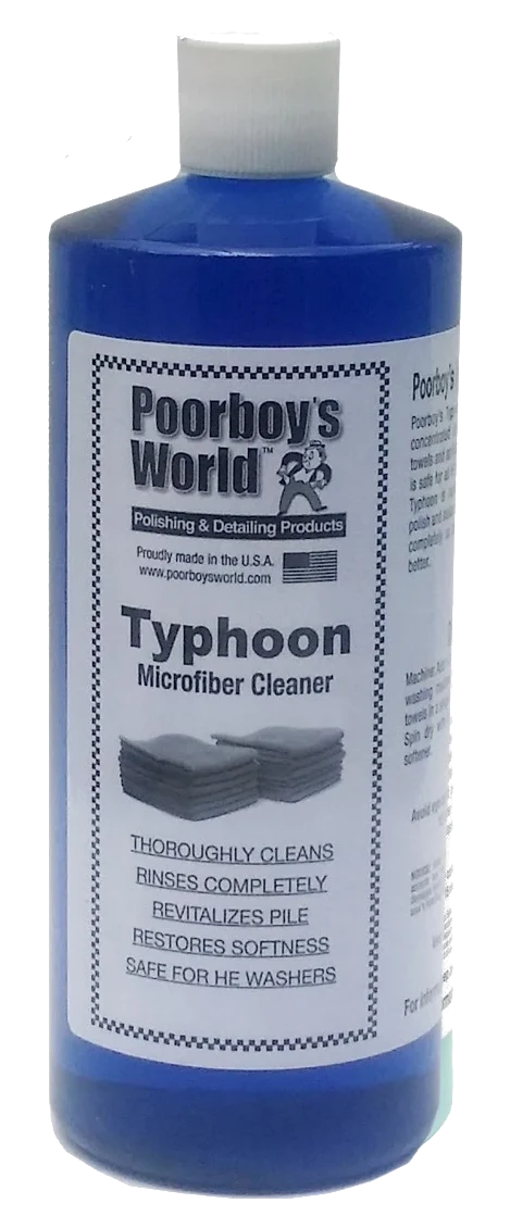POORBOY'S WORLD Typhoon Microfiber Cleaner płyn do prania mikrofibr 946ml