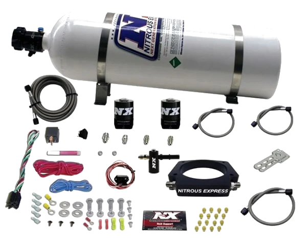 Nitrous Plate System with 15Lb Bottle for Chevrolet Corvette / Camaro LT1 6.2L Nitrous Express NX 20938-15