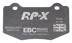 DP83023RPX Sportowe klocki hamulcowe RP-X Racing EBC Brakes Chevrolet Corvette C7 Stingray Chevrolet Camaro 6th Gen Corvette C7 Stingray Z51 Cadillac ATS-V Camaro 6th Gen SS Corvette C7 Gran