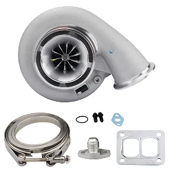 Turbosprężarka Pulsar PSR 6275G 950KM .95 T4 Twin Scroll Wlot 4" V-Band Wylot Łożyska kulkowe