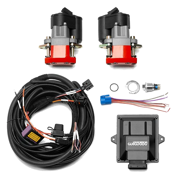 Wilwood 140-15978-RD Elektroniczny zestaw hamulca postojowego tylny czerwony