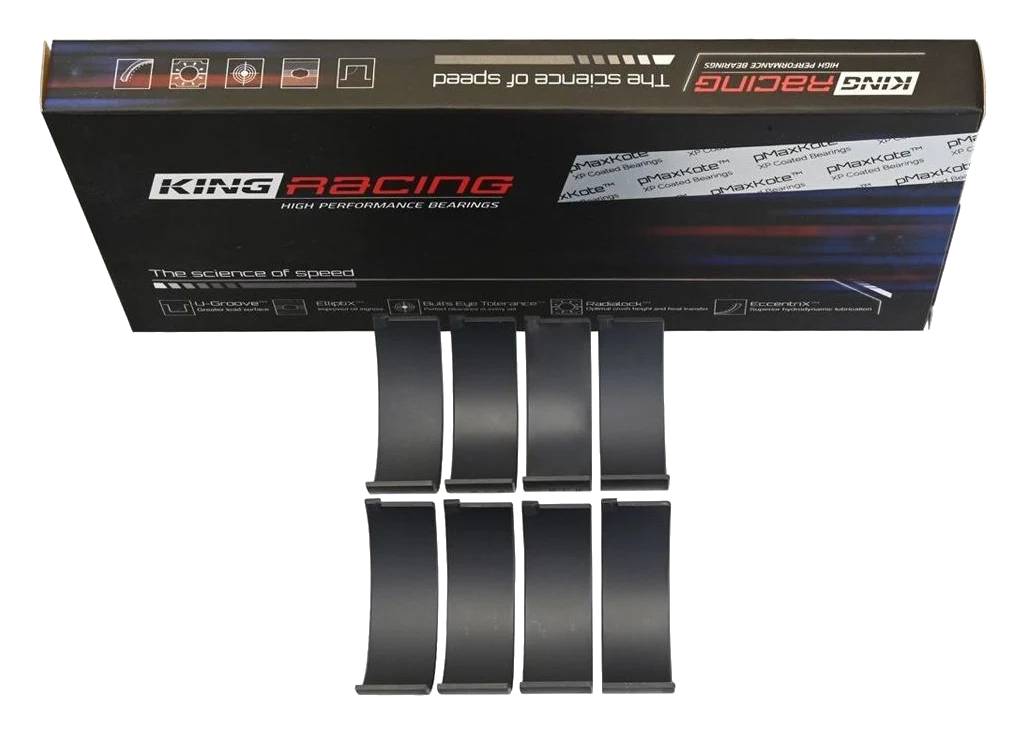 Bearings Set .026 King Racing CR4287XPC for Honda B18C1 B18C5 F18C XPC Coated Tri-Metal - KGB-CR4287XPC-.026