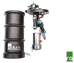 FST-R Fuel Surge Tank with Integrated FPR for Single Ti Automotive E5LM Radium Engineering