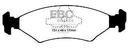 DP4415R Klocki hamulcowe YELLOWSTUFF EBC Brakes Ford Escort Mk3 Escort Mk4 Fiesta Mk1 Fiesta Mk2 Fiesta Mk3 Orion Sierra Sierra Estate GINETTA G32 LUEGO Velocity Viento MK Indy QUANTUM H4 Xt