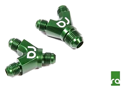 Y-Adapter AN6 AN6 AN8 Block Fittings Radium Engineering