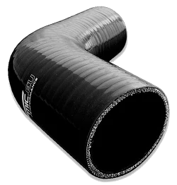 Silikonowe kolanko redukcyjne 67' 16/25mm Czarny - 006716/25-B