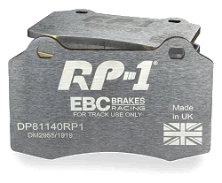 DP81140RP1 Sportowe klocki hamulcowe RP-1 Racing EBC Brakes Alfa Romeo 147 156 GTV Spider BUGATTI EB110 Chrysler USA Viper Citroen DS3 Dodge USA Viper DS DS3 Ferrari 360 F430 Fiat Coupe Ford