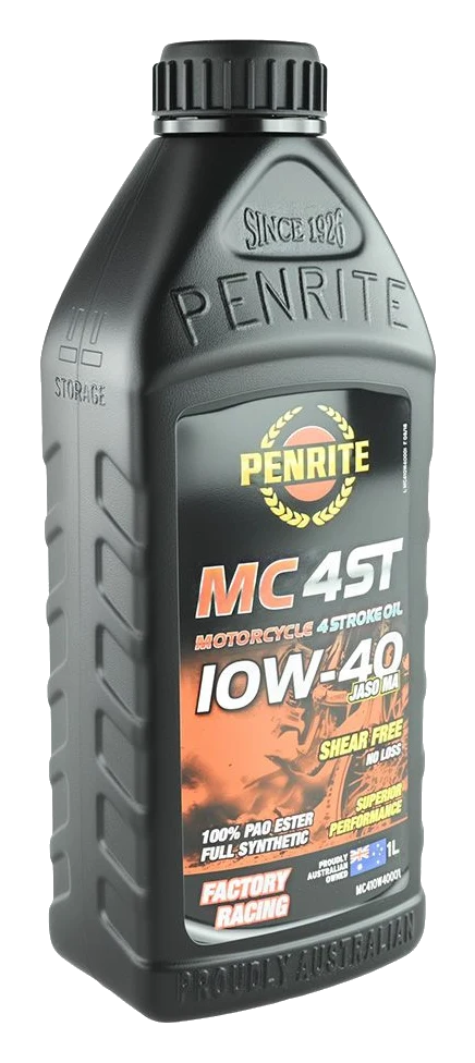 Olej silnikowy motocyklowy Penrite MC-4ST 10W40 100% PAO ESTER Full Synthetic 1L