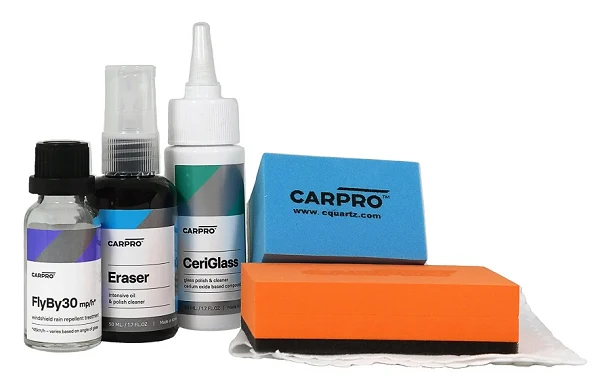 CAR PRO FlyBy30 Windshield and Glass Coating Full Kit trwała niewidzialna wycieraczka pełny zestaw