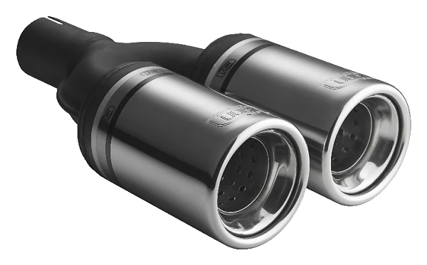 Uniwersalna końcówka tłumika okrągła 80mm długość 200mm średnica montażowa 45mm - N2-07/45