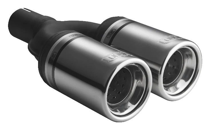 Uniwersalna końcówka tłumika okrągła 80mm długość 200mm średnica montażowa 45mm - N2-07/45