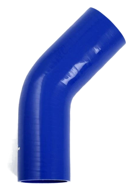 Wąż silikonowy niebieski 45 stopni 3" (76mm)