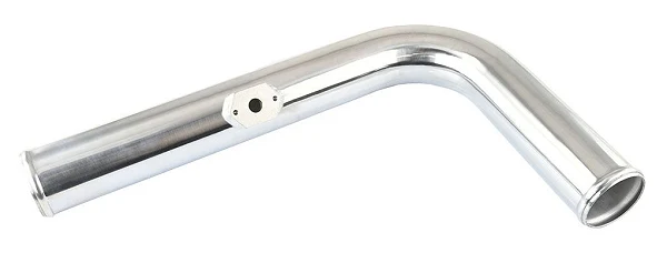 Kolanko aluminiowe 90' 57mm 60cm typ L ze wspawaną flanszą map sensor 12mm