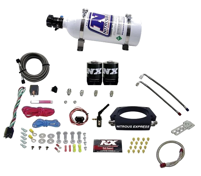 Nitrous Plate System with 5Lb Bottle for GM 6.2L Truck 2014+ Nitrous Express NX 20937-05