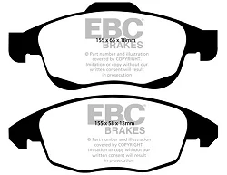 DP1959 Klocki hamulcowe ULTIMAX2 EBC Brakes Citroen Berlingo Multispace Grand C4 Picasso C4 2nd Generation C4 Picasso DS4 DS5 Citroen COMMERCIAL Berlingo DS DS4 Peugeot 5008 Partner Tepee Pe
