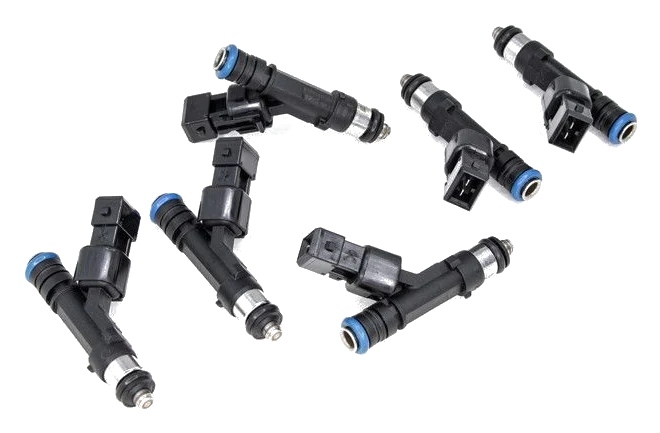 Zestaw wtryskiwaczy DeatschWerks 650cc Volvo L6 Turbo White Block 1992-2008 BMW E30/E36 M20/M50/M52/S50/S52 1987-2000 BMW 325i/325xi 1988-91 325is 1988-90 325i/325is 1992-95 M3 1995-99 328i/