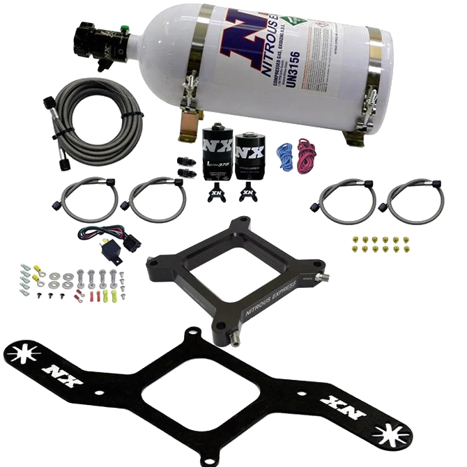 4150 Assassin Plate Gasoline RNC 250-750Hp with 10Lb Bottle Nitrous Express NX 67140-10