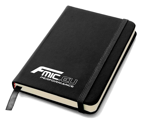 Czarny notes FMIC.EU