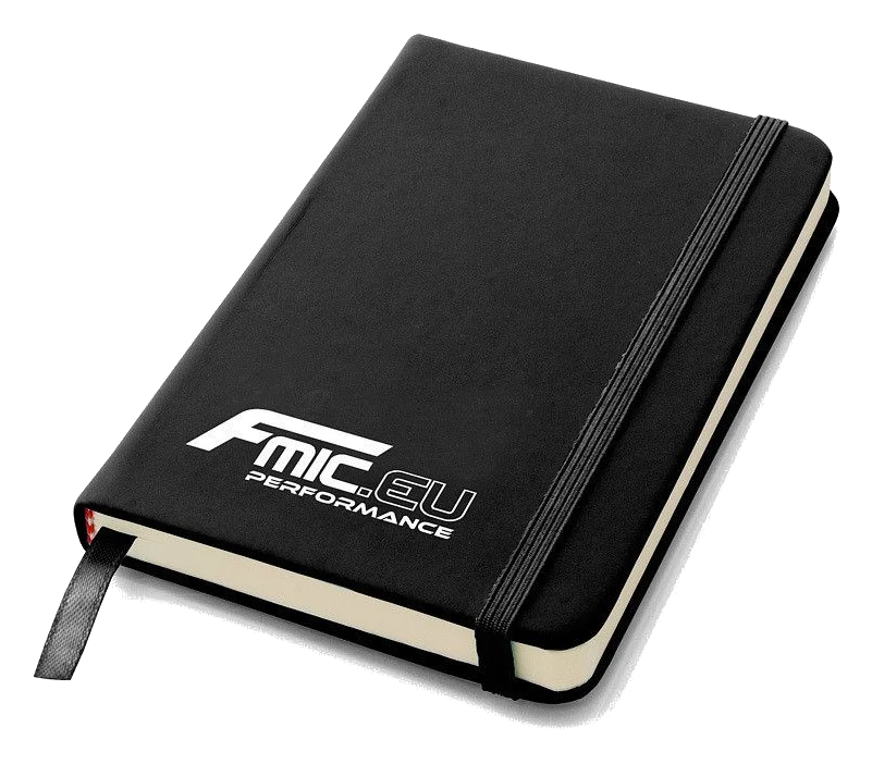 Czarny notes FMIC.EU