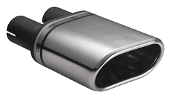 Uniwersalna końcówka tłumika owalna 145×75mm długość 140mm średnica montażowa 45mm - N3-21-1*L/45