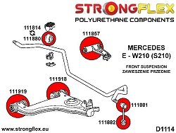 111857A: Tuleja wahacza przedniego - górnego SPORT Mercedes R170