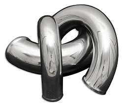 Kolanko aluminiowe 180' 16mm, 30cm