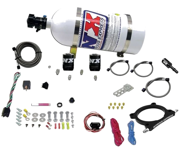 Plate High Output System 50-250Hp with 5Lb Bottle for Ford Coyote 5.0L / Godzilla 7.3L Nitrous Express NX 20951-05