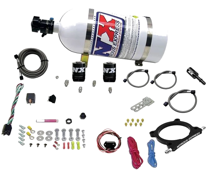 Plate High Output System 50-250Hp with 5Lb Bottle for Ford Coyote 5.0L / Godzilla 7.3L Nitrous Express NX 20951-05