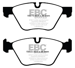 DPX2088 Klocki hamulcowe ULTIMAX2 EBC Brakes BMW 5 Series F10 518 5 Series F10 520 5 Series F10 523 5 Series F10 525 5 Series F10 528 5 Series xDrive F10 520 5 Series xDrive F10 525 5 Series