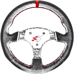 Profesjonalna Skórzana Kierownica Wyścigowa Okrągła 330mm SIMAGIC Symulator Simracing